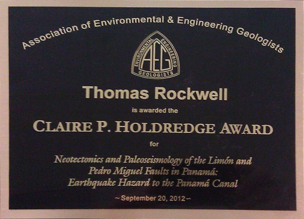 Rockwell Claire Holdredge award 