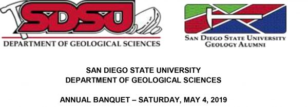 SDSU GEO-BANQUET 2019