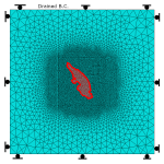 schematic of model outline of the salton sea in red in the center